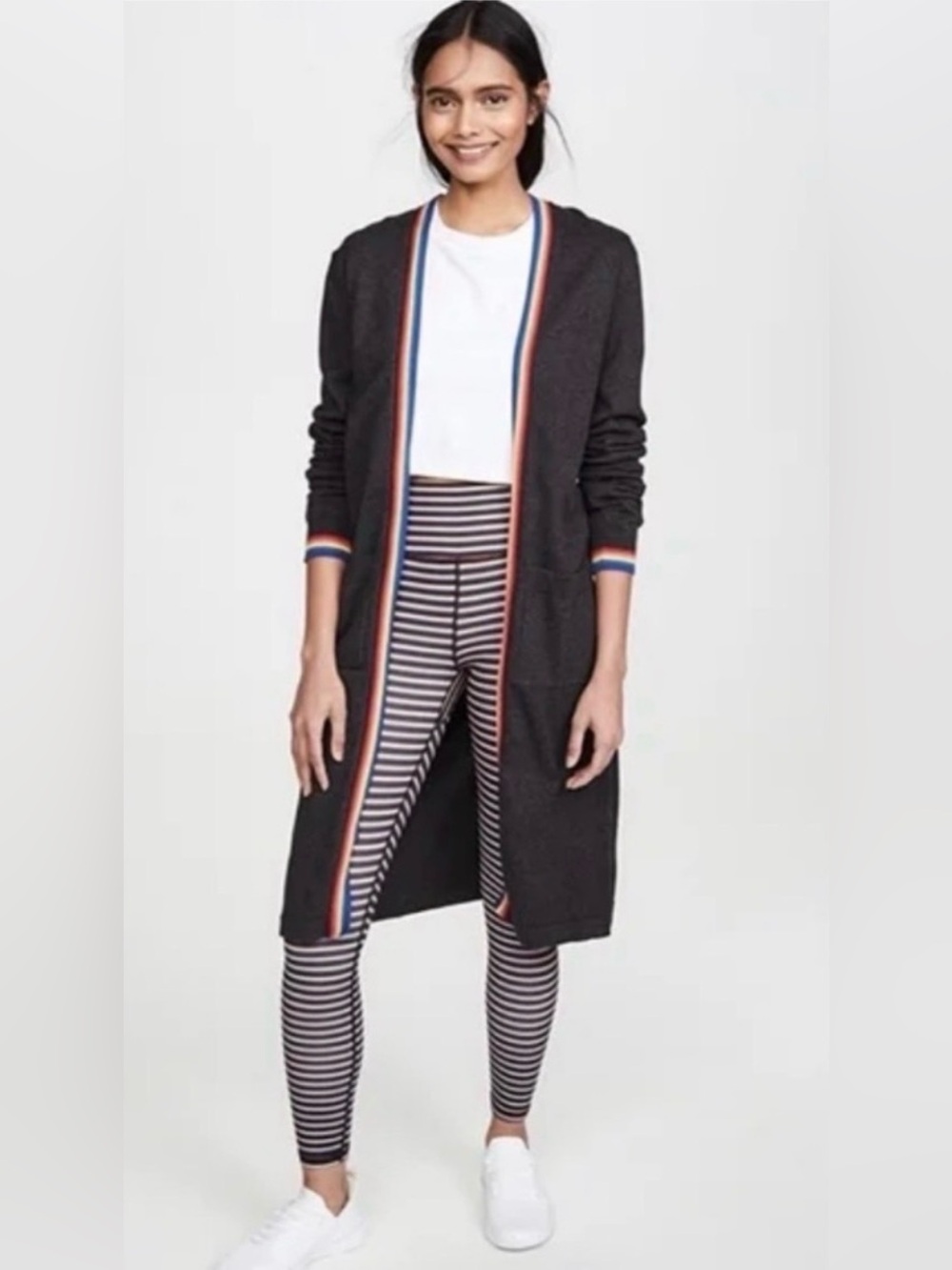 Spiritual Gangster Calli Midi Sweater Cardigan: M
